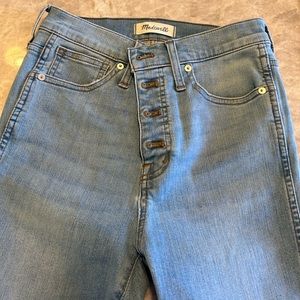 Madewell 10 inch high rise skinny jeans